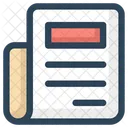 Paper Article Blog Icon