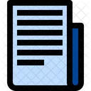 Newspaper Journal Report Icon
