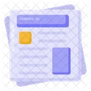 Documents Newspaper Content Icon