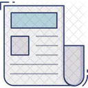 Newspaper Reading Journal Icon