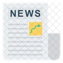 News Paper Press Icon