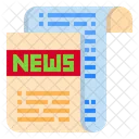 Newspaper Article Paper Icon