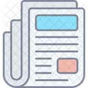 Newspaper News Article Icon