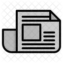 Newspaper Interface Journal Icon