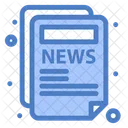 Newspaper News Article Newsletter Icon