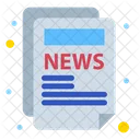 Newspaper News Article Newsletter Icon