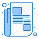 Newspaper Letter News Icon