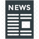 Newspaper News Article Icon