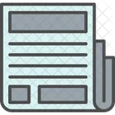 Newspaper Article Blog Icon