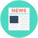 Newspaper News Article Icon