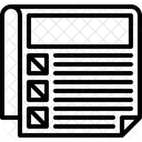 신문 잡지 저널 아이콘