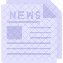 Newspaper Communication Internet Icon