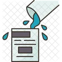 Newspaper Pour Water Icon