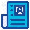 Newspaper Paper Text Icon