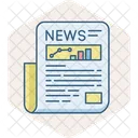 Newspaper News Letter Icon