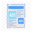 Newspaper Ad Ad Newspaper Icon