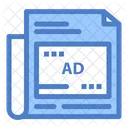 Newspaper Ad  Icon