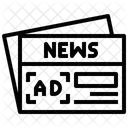 Newspaper Advertising Advertising Advertisement Icon