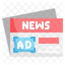 Newspaper Advertising  Icon