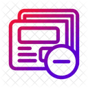 Newspaper Delete News Removal Icon