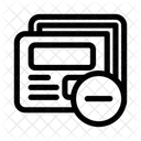 Newspaper Delete News Removal Icon