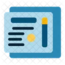 Newspaper Document Page Icon