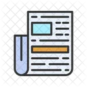 Newspaper News Article Icon