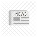 Newspaper News Article Icon