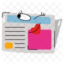 Newspaper News Article Icon