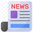 Newspaper News Media Icon