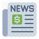 Newspaper Finance Stocks Icon