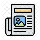 Newspaper Newsletter Journal Icon