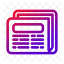 Newspaper Press Journalism Icon
