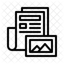 Newspaper Print Media Press Icon