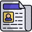 Newspaper Publication Information Icon