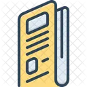 Newspaper Publication Mass Communication Icon