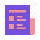 Newspaper News Article Icon