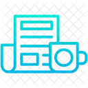 Morning Breakfast News Papers Icon