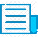 Newspaper Reading Material Icon