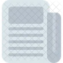 Newspaper Print Media Icon
