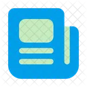 Newspaper Article News Report Icon