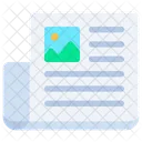 Newspaper News Article Icon