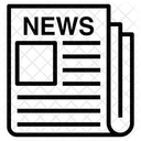 Newspaper Journal News Sheet Icon