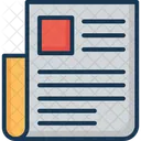 Newspaper News Article News Icon