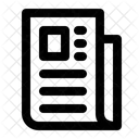 Newspaper  Icon