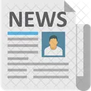 Magazine Newspaper Newsprint Icon