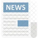 Ewspaper News Article News Icon