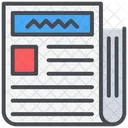 Advertising Artical Business Icon