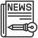 Newspaper Advertising Content Icon