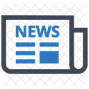 Newspaper News Media Icon